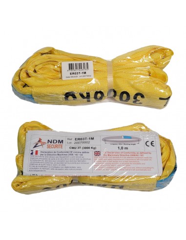 Elingue ronde  de levage CMU 3 TONNES...