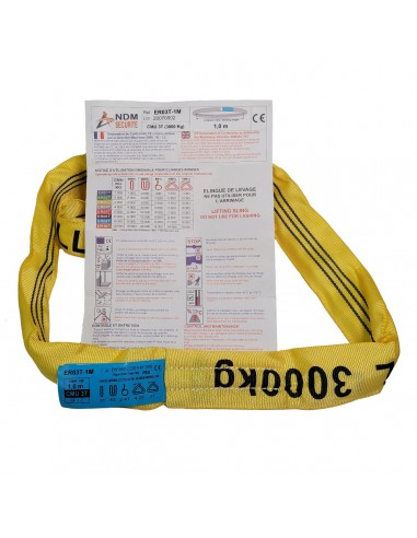 Elingue ronde  de levage CMU 3 TONNES...